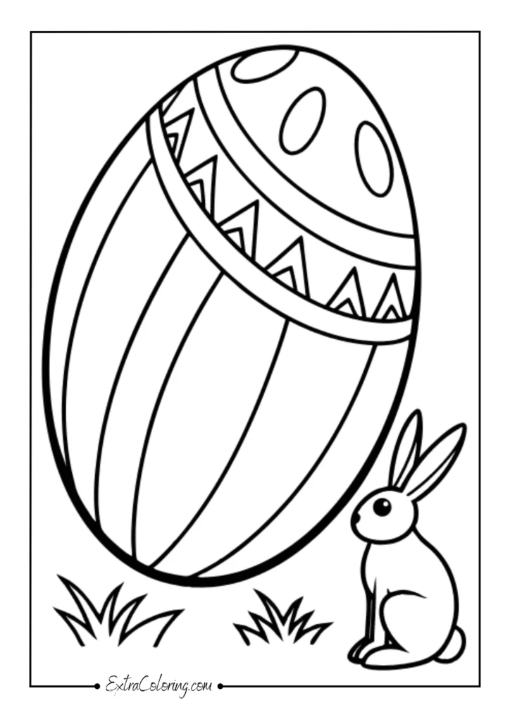 Big egg outlines for toddlers