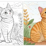 Cat Coloring Pages