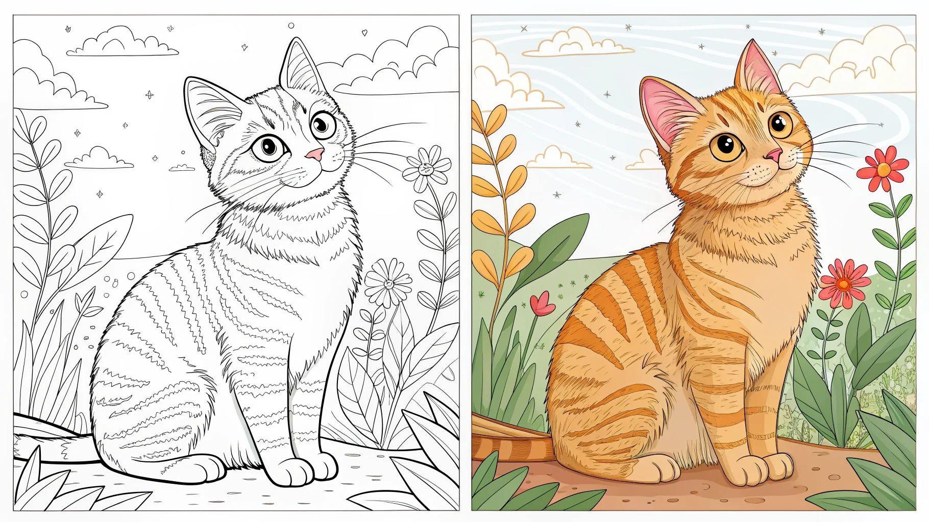 Cat Coloring Pages