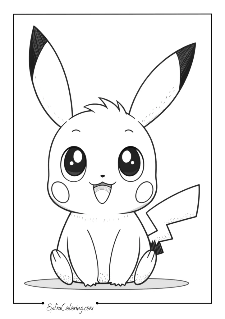 Pikatchu Coloring Pages