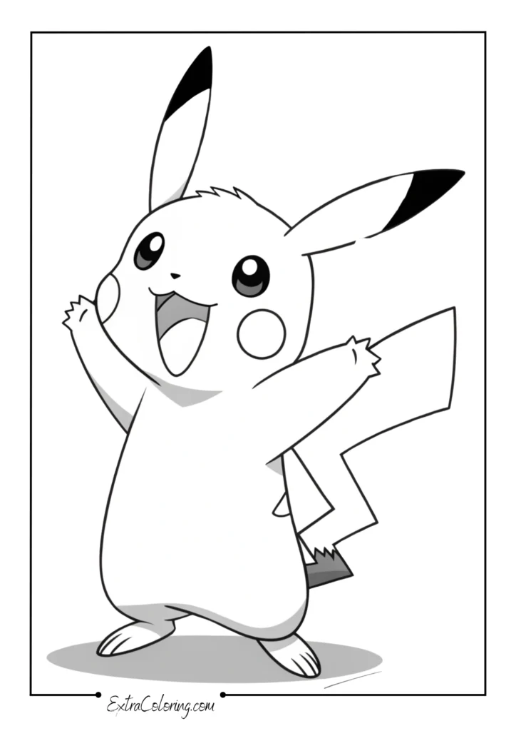 Pikatchu Coloring Pages