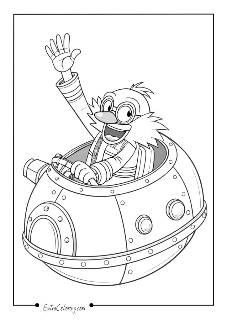 Dr. Eggman in Hovercraft
