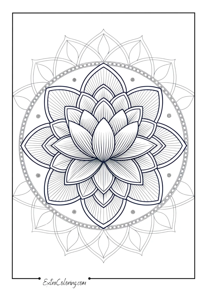 Floral Lotus Mandala