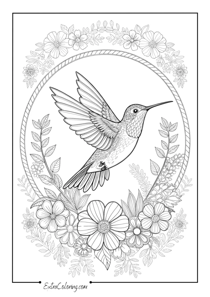 Hummingbird Mandala