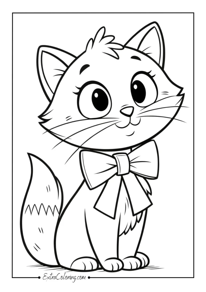 Kitty with Bow