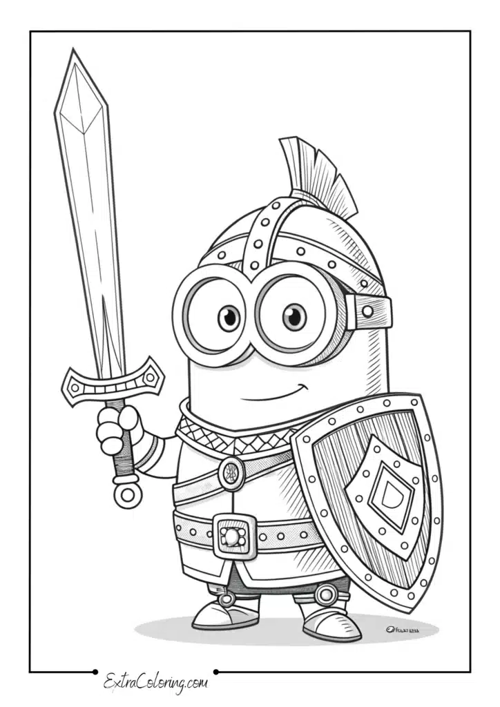 Knight Minion with Armor and Sword