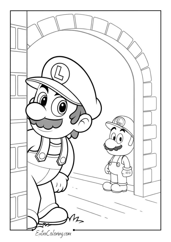 Luigi & Mario vs Goomba