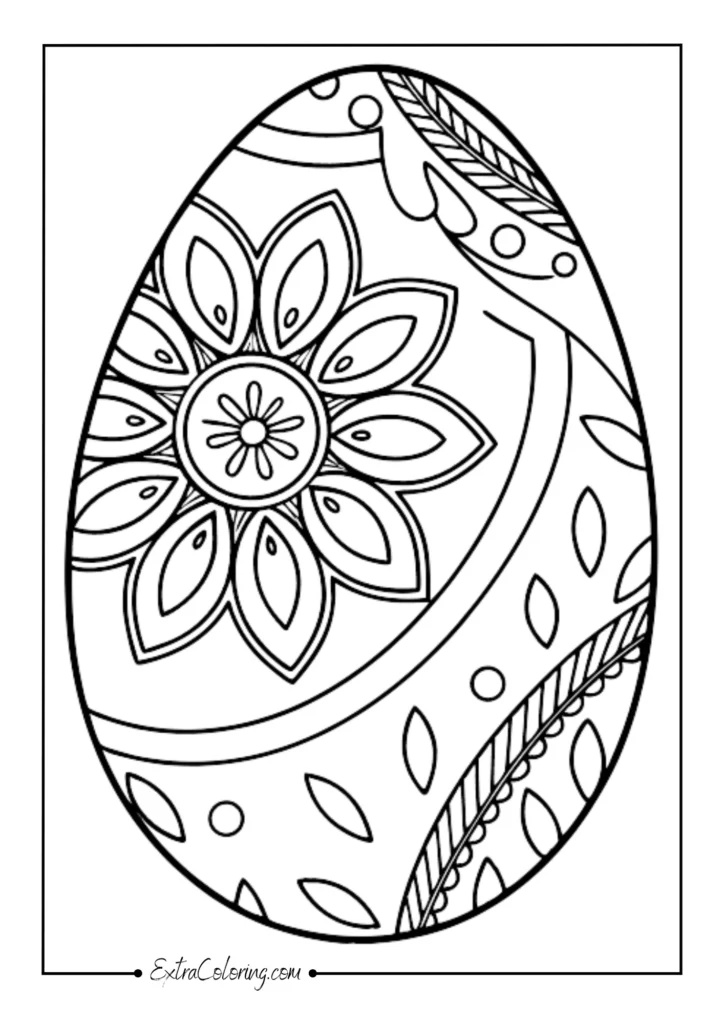 Mandala-style eggs