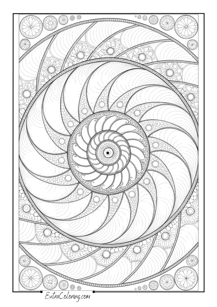 Optical Spiral Mandala