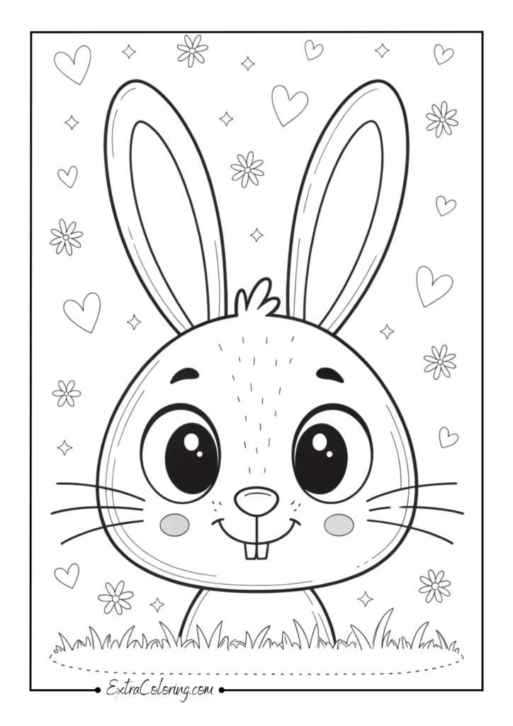 Oversized bunny faces