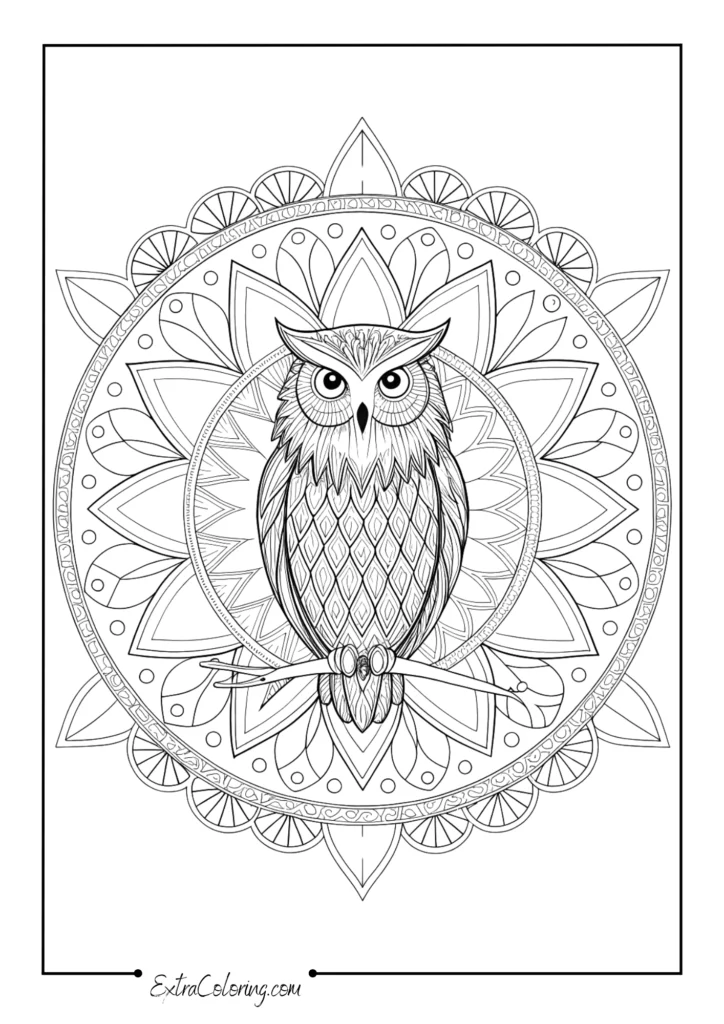 Owl Mandala