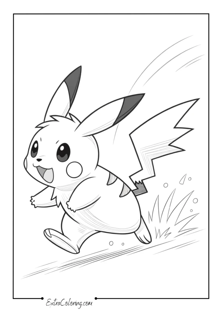 Pikachu Running