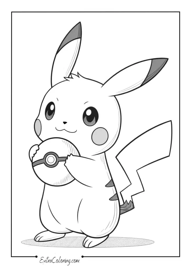 Pikachu with Pokéball