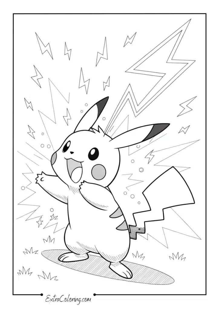 Pikachu with Thunderbolt
