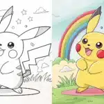 Pikatchu Coloring Pages