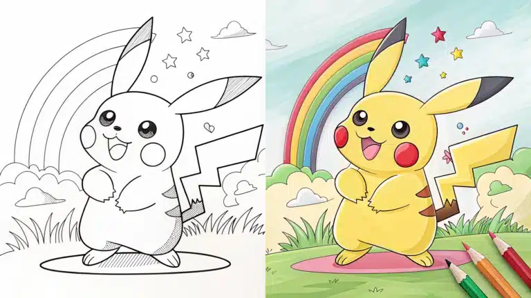Pikatchu Coloring Pages
