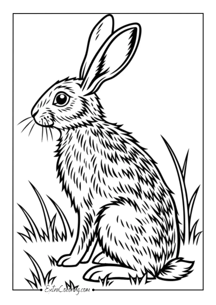 Realistic rabbit illustrations