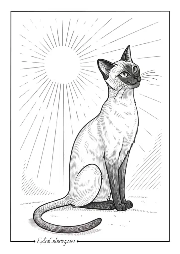 Siamese in Sunbeam