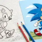 Sonic Coloring Pages