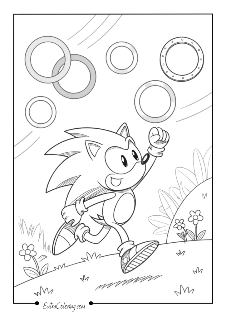 Sonic with Floating Rings