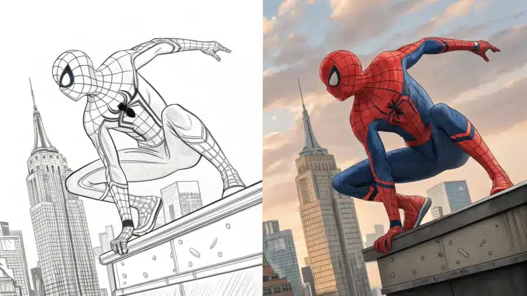 Spiderman Coloring Pages