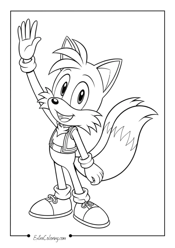 Tails Waving