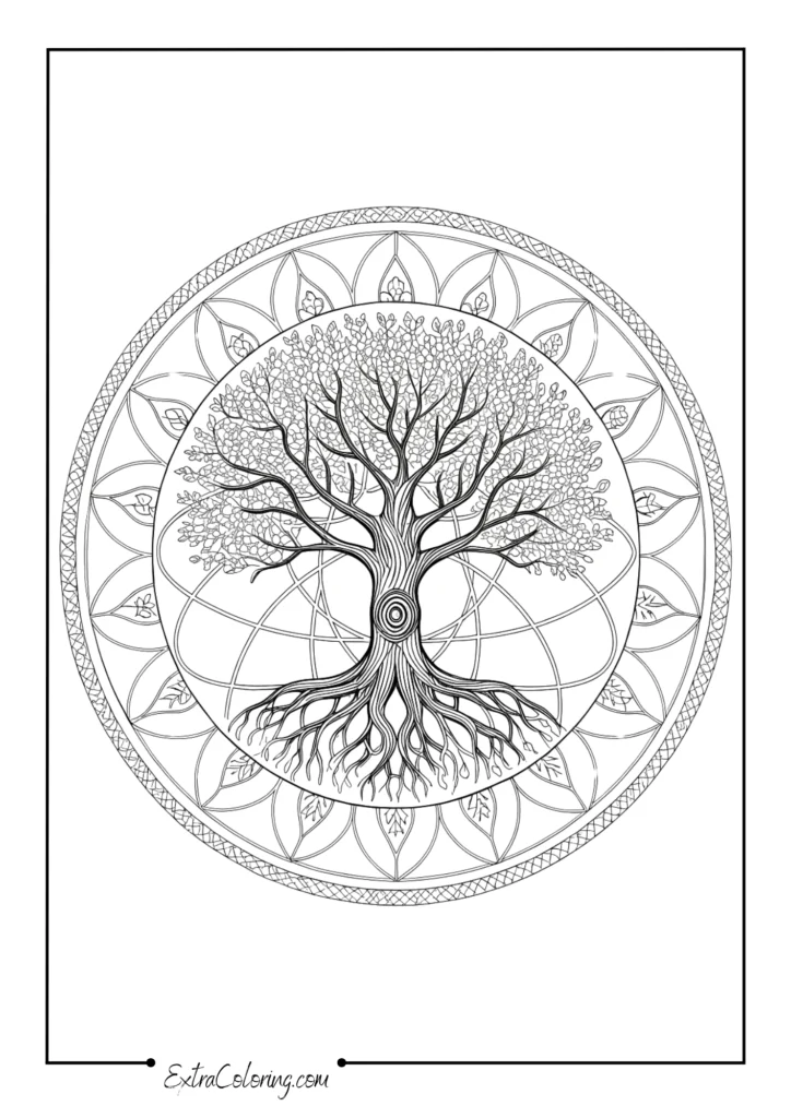 Tree of Life Mandala