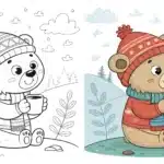 Cozy Friends Coloring Pages