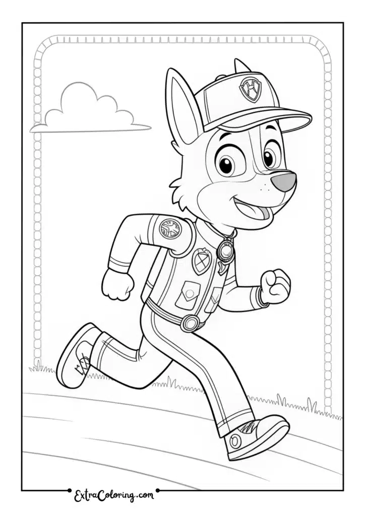 Chase Leading a Mission