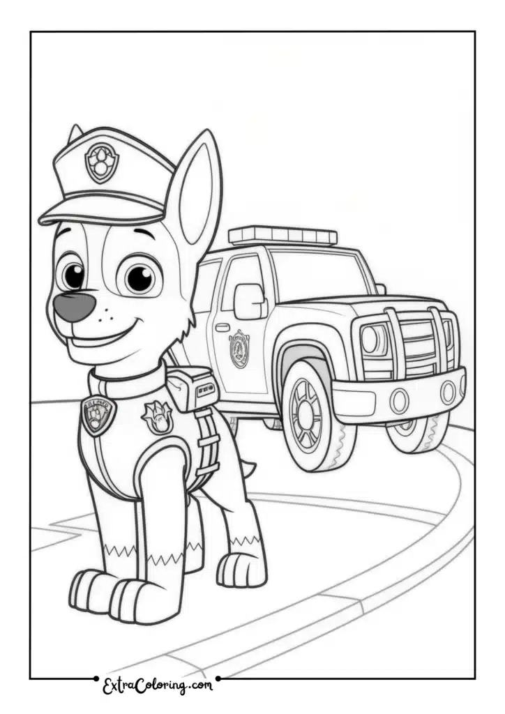 Chase with Police Truck