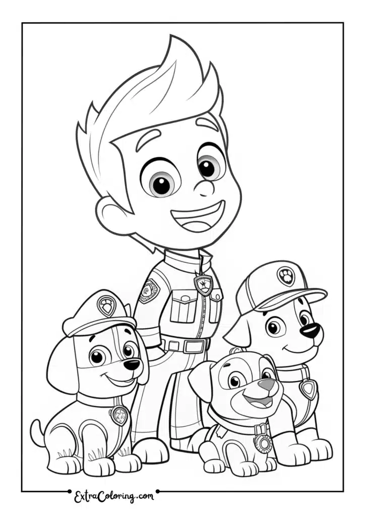 Ryder with Team