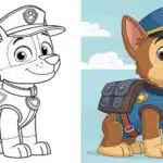paw patrol coloring pages