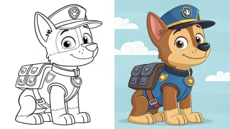 paw patrol coloring pages