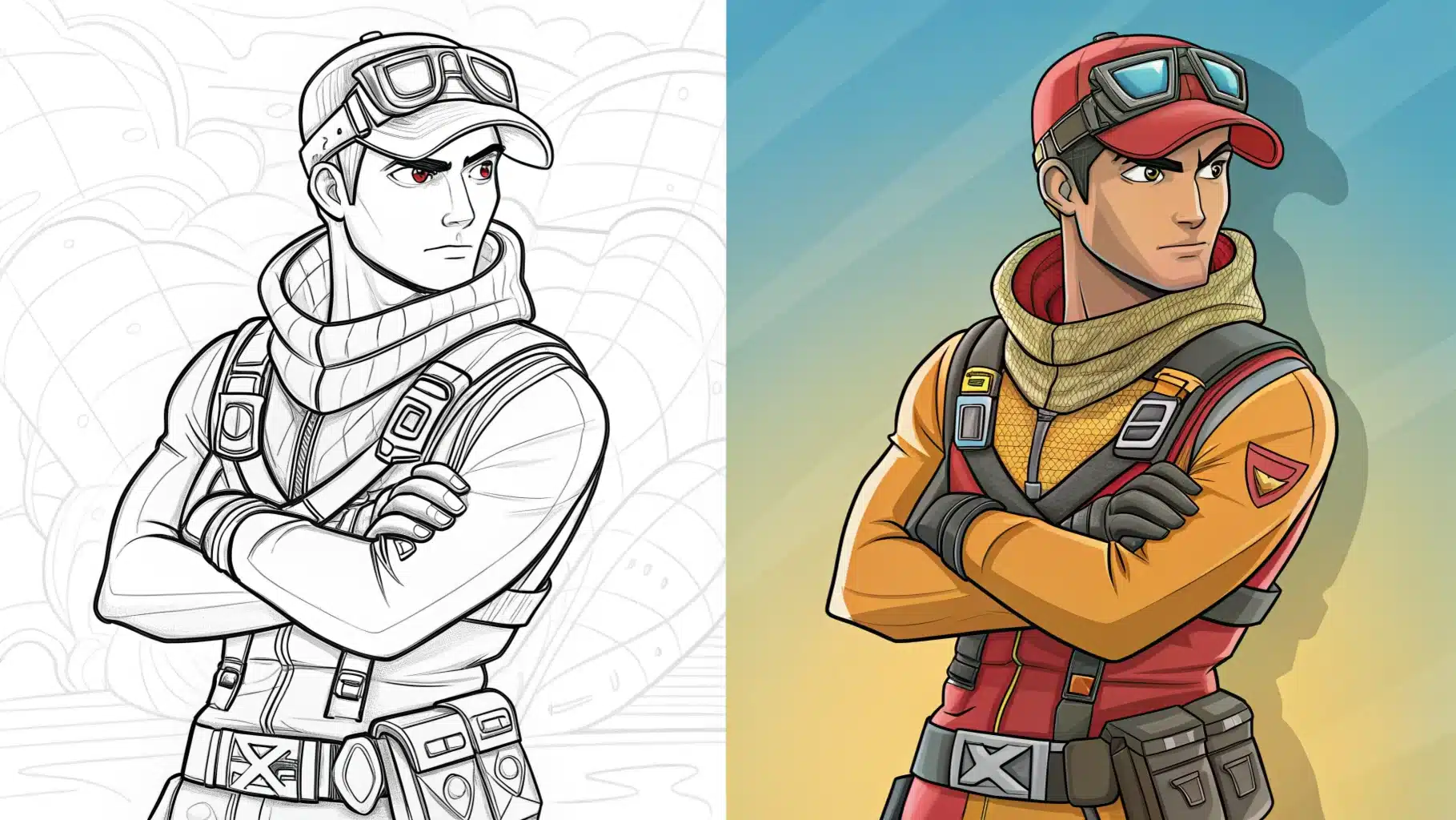 Fortnite coloring pages